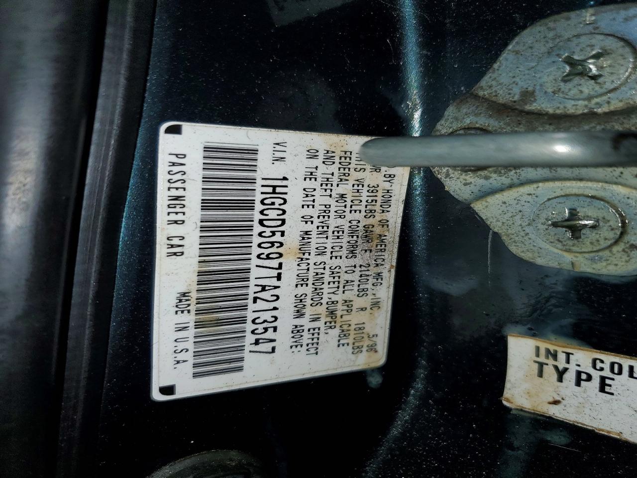Honda Accord Value
