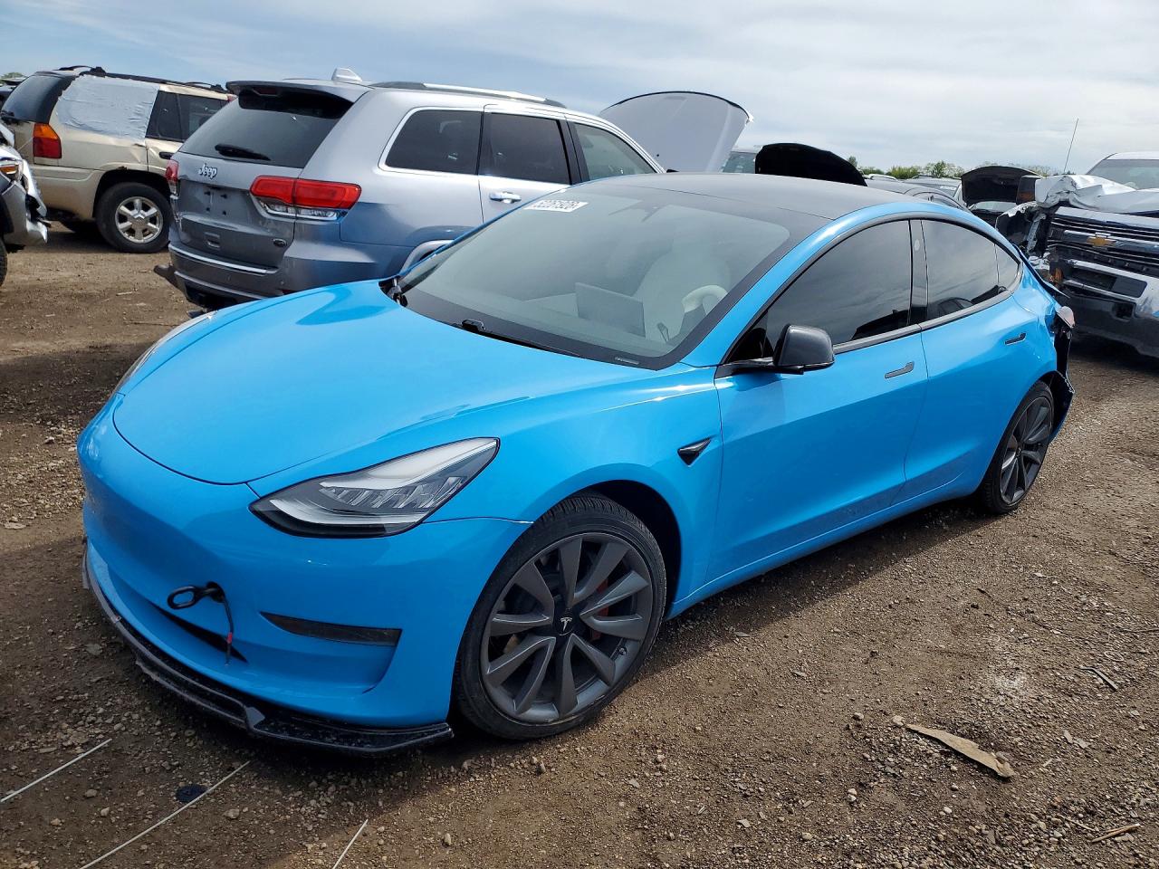 Salvage Tesla Model 3 Image