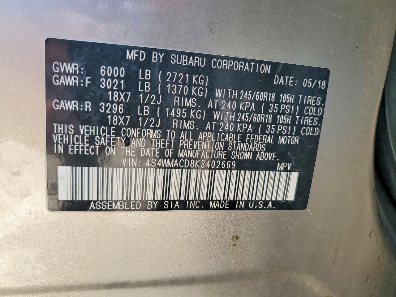 Subaru Ascent Premium