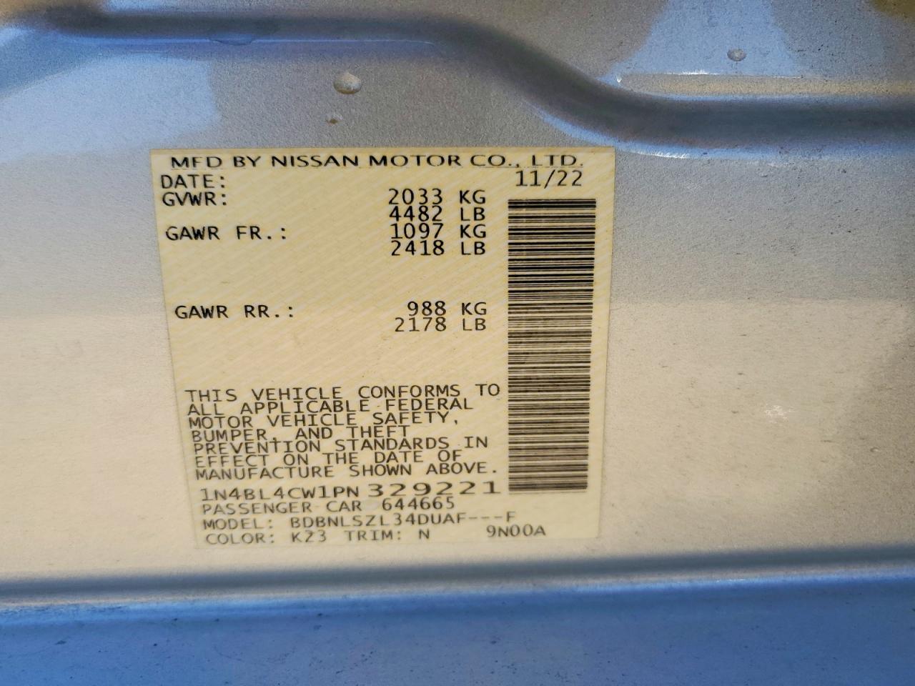 Nissan Altima Sr