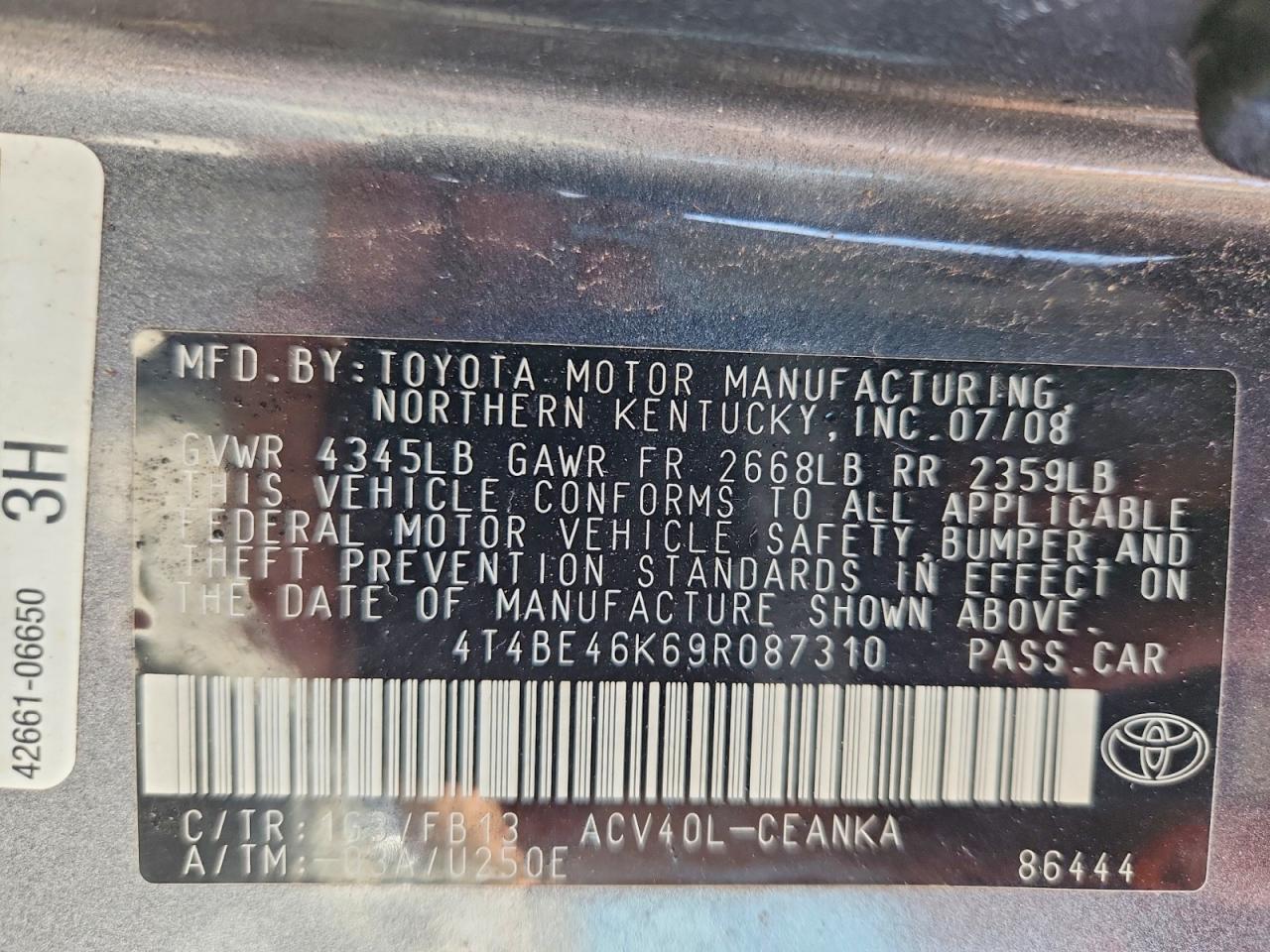 Toyota Camry Le