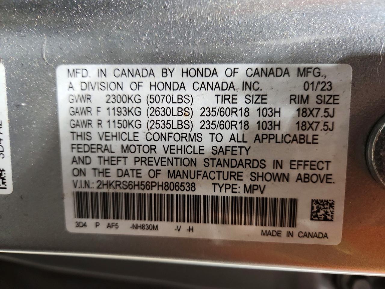 Honda Crv Sport