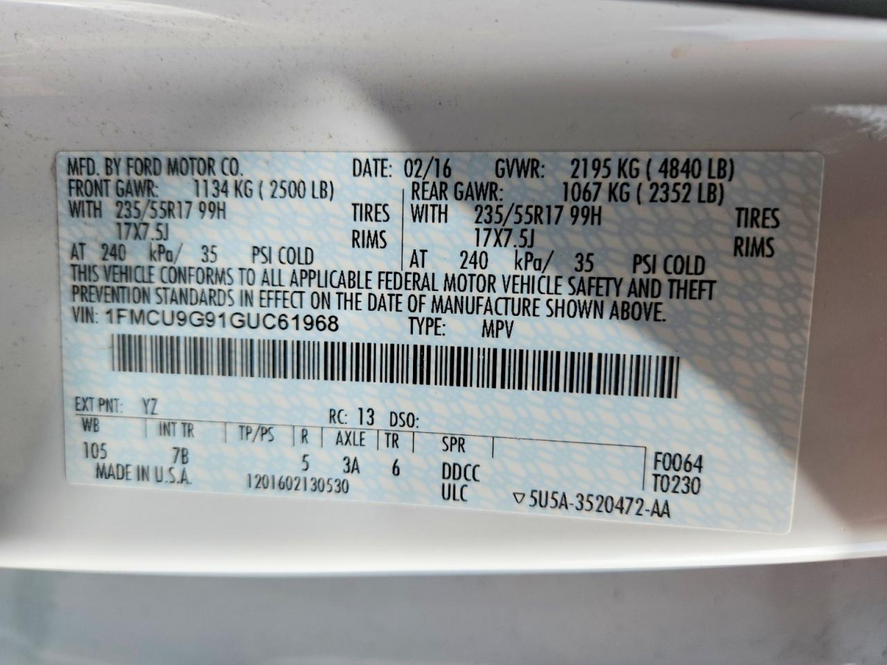 Ford Escape Se