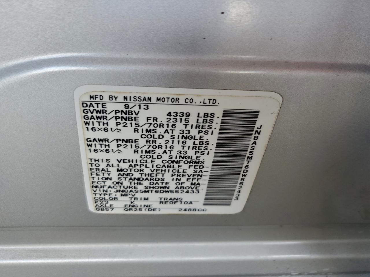 Nissan Rogue S