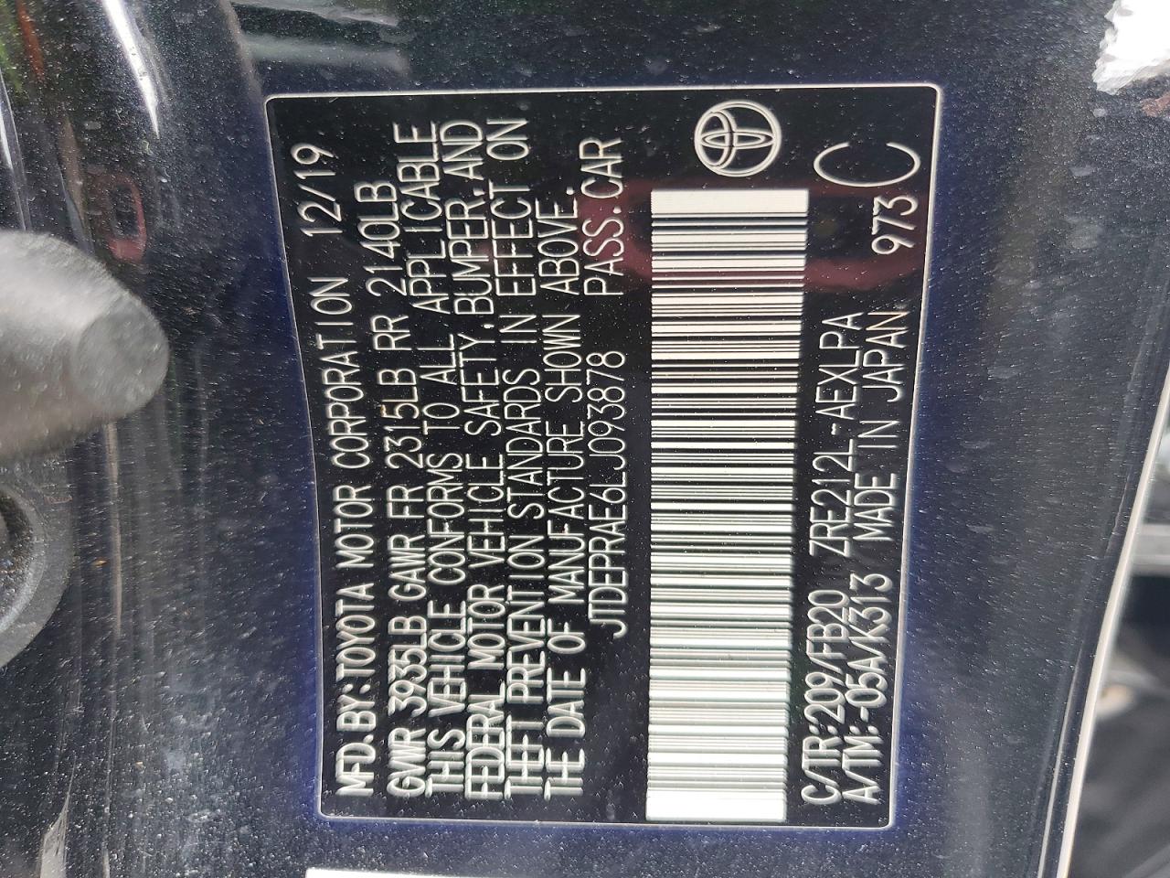 Toyota Corolla Le