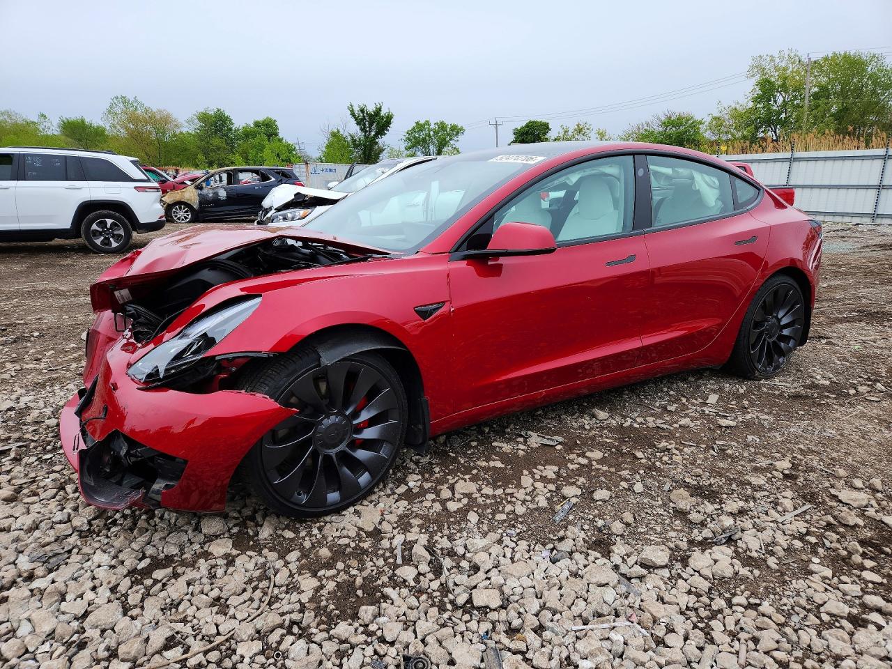 Salvage Tesla Model 3 Image