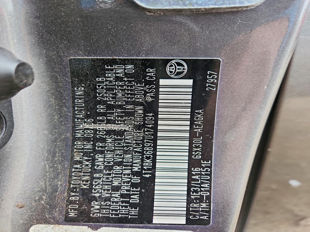 Toyota Avalon Xls