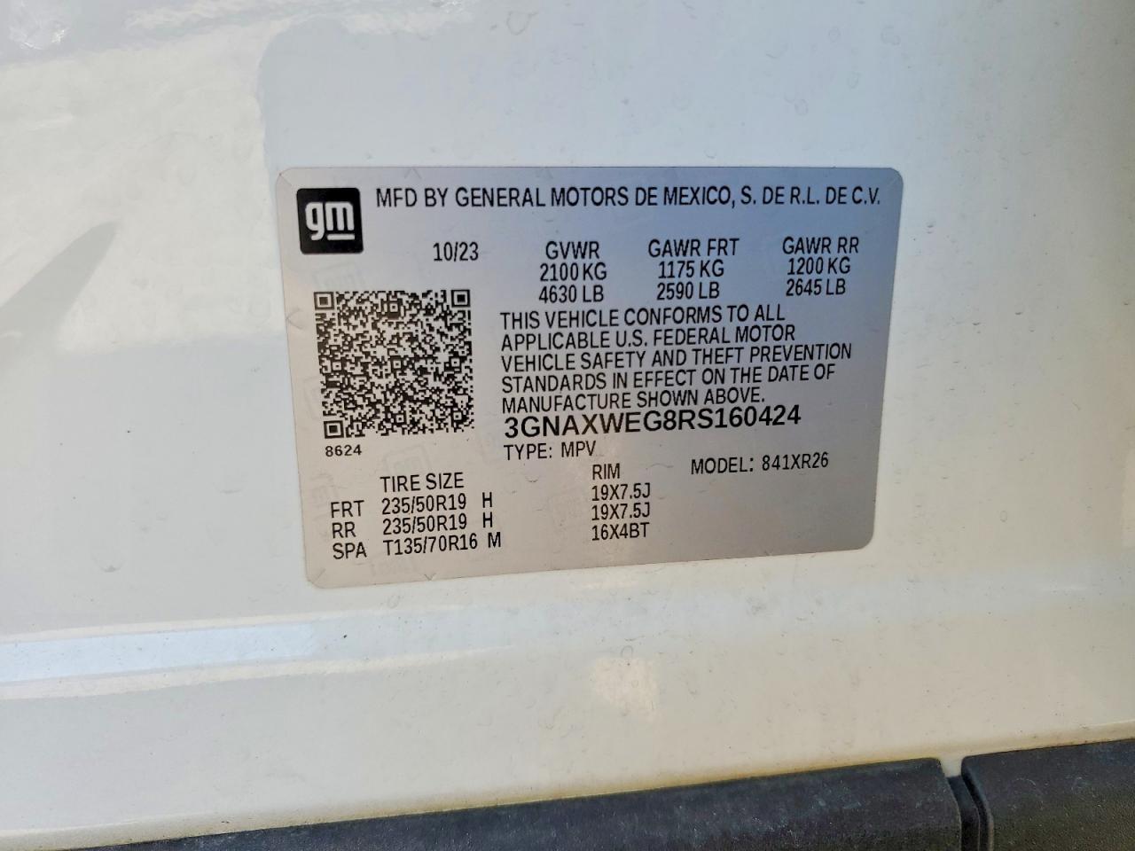 Chevrolet Equinox Rs