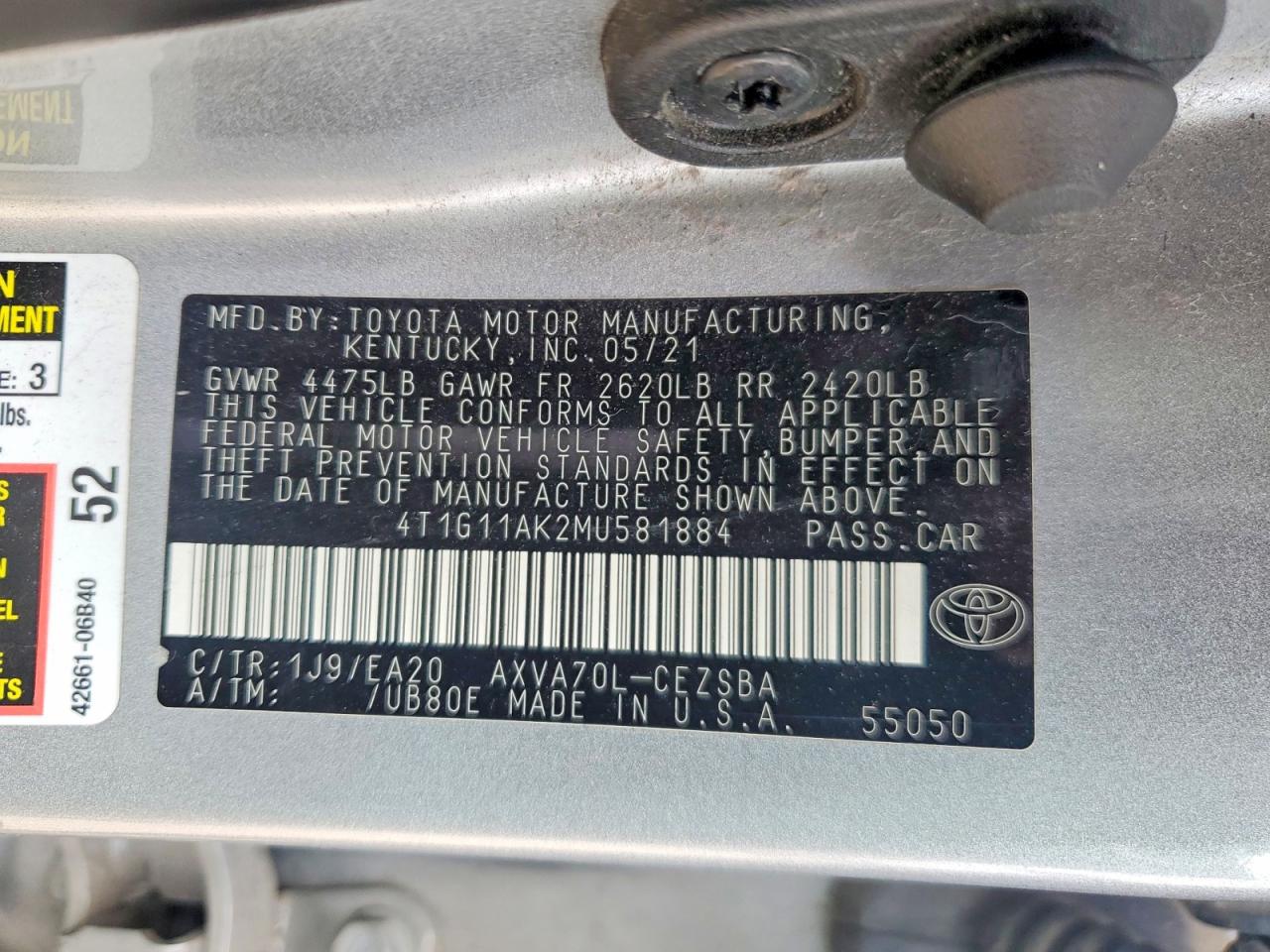 Toyota Camry Se