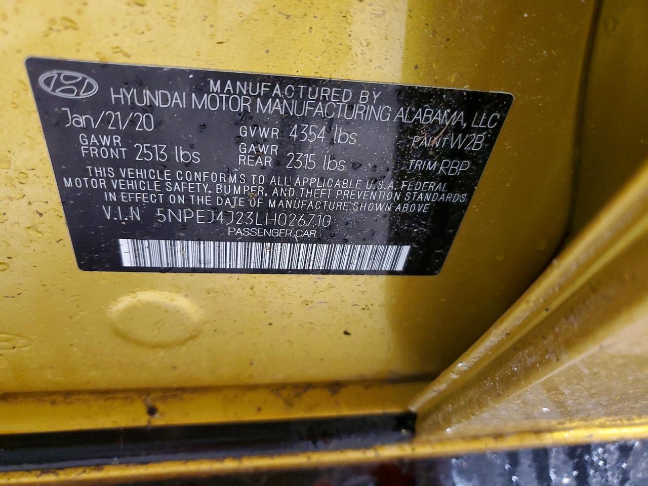 Hyundai SONATA Sel Plus