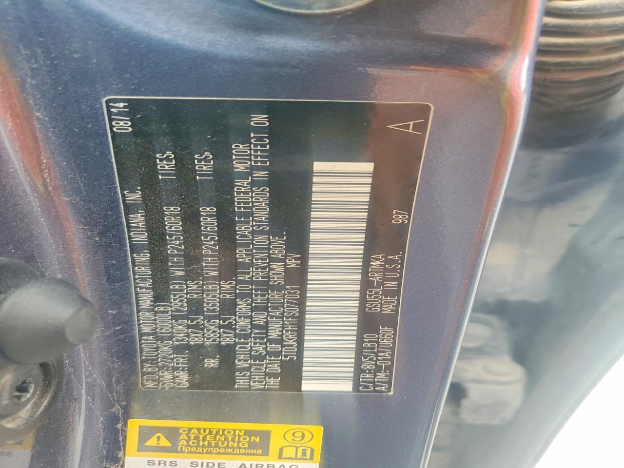 Toyota Highlander Xle