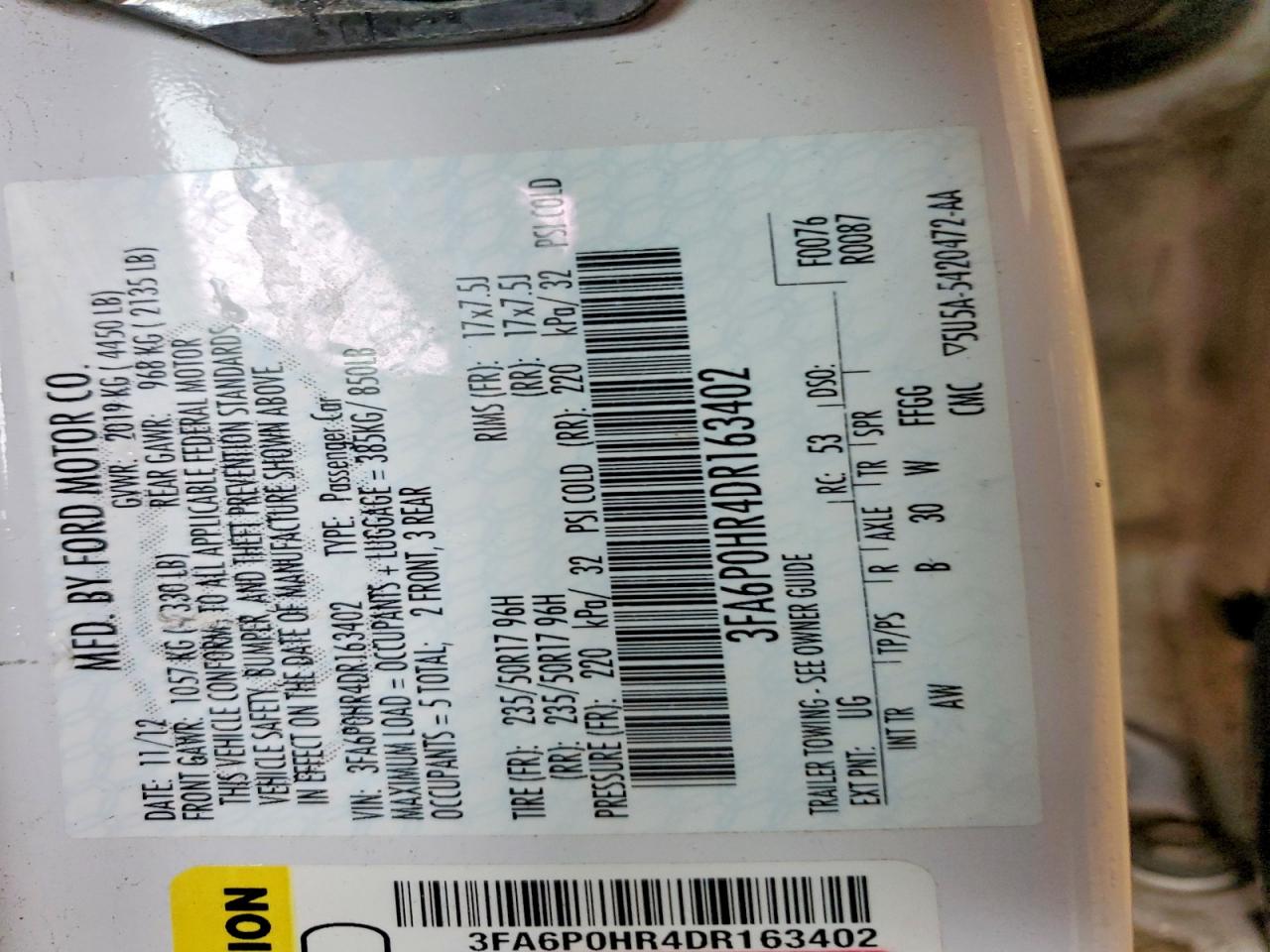 Ford Fusion Se