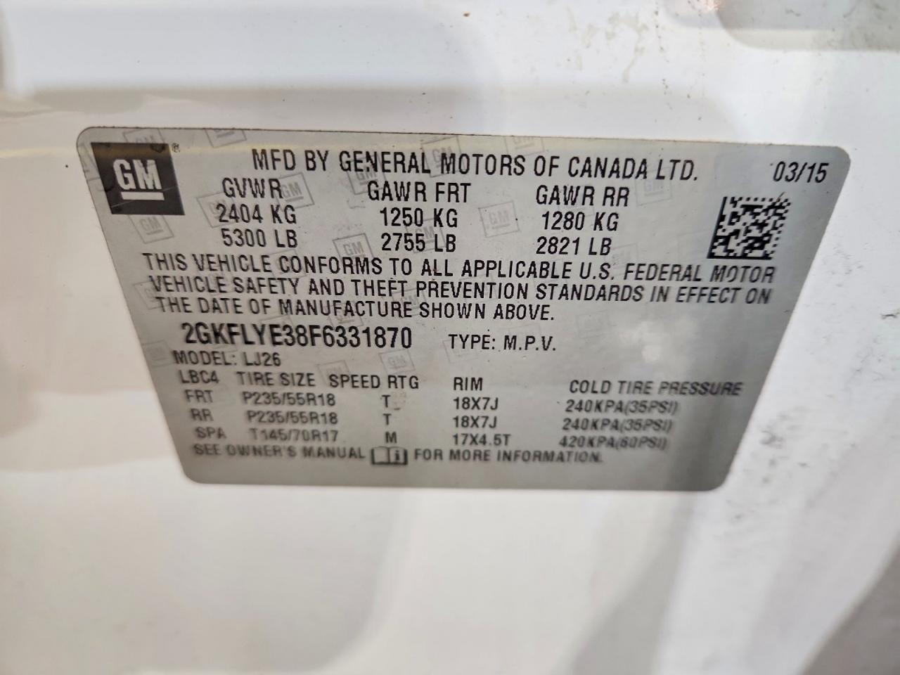 GMC Terrain Slt