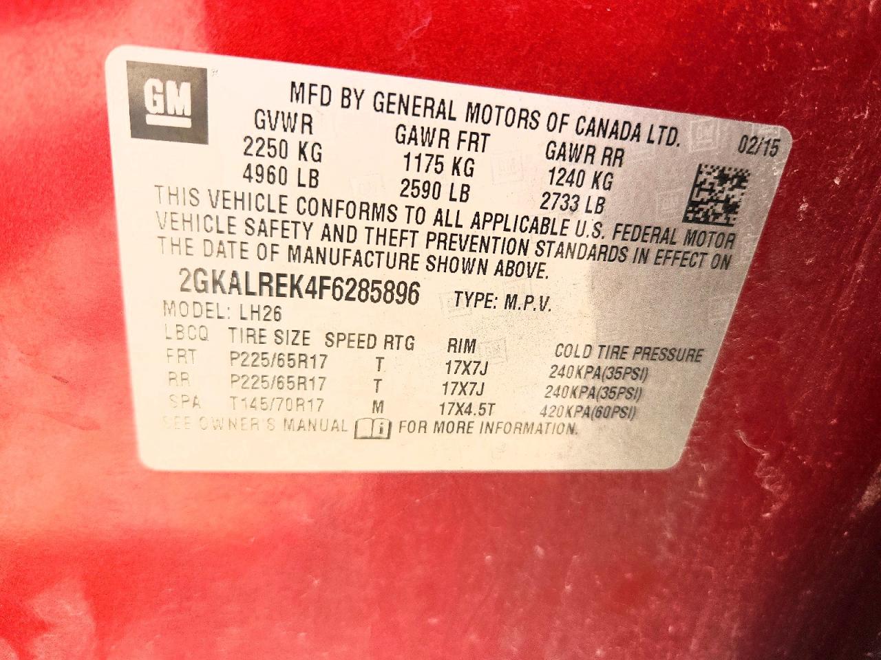 GMC Terrain Sle