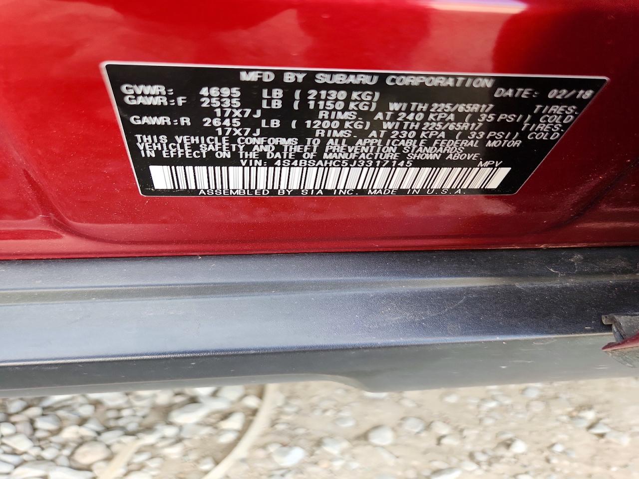 Subaru Outback 2.5i Premium