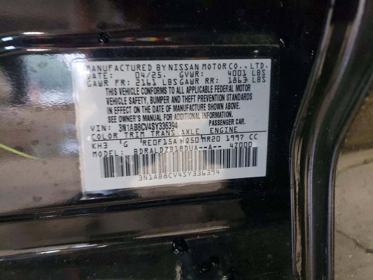 Nissan Sentra Sv