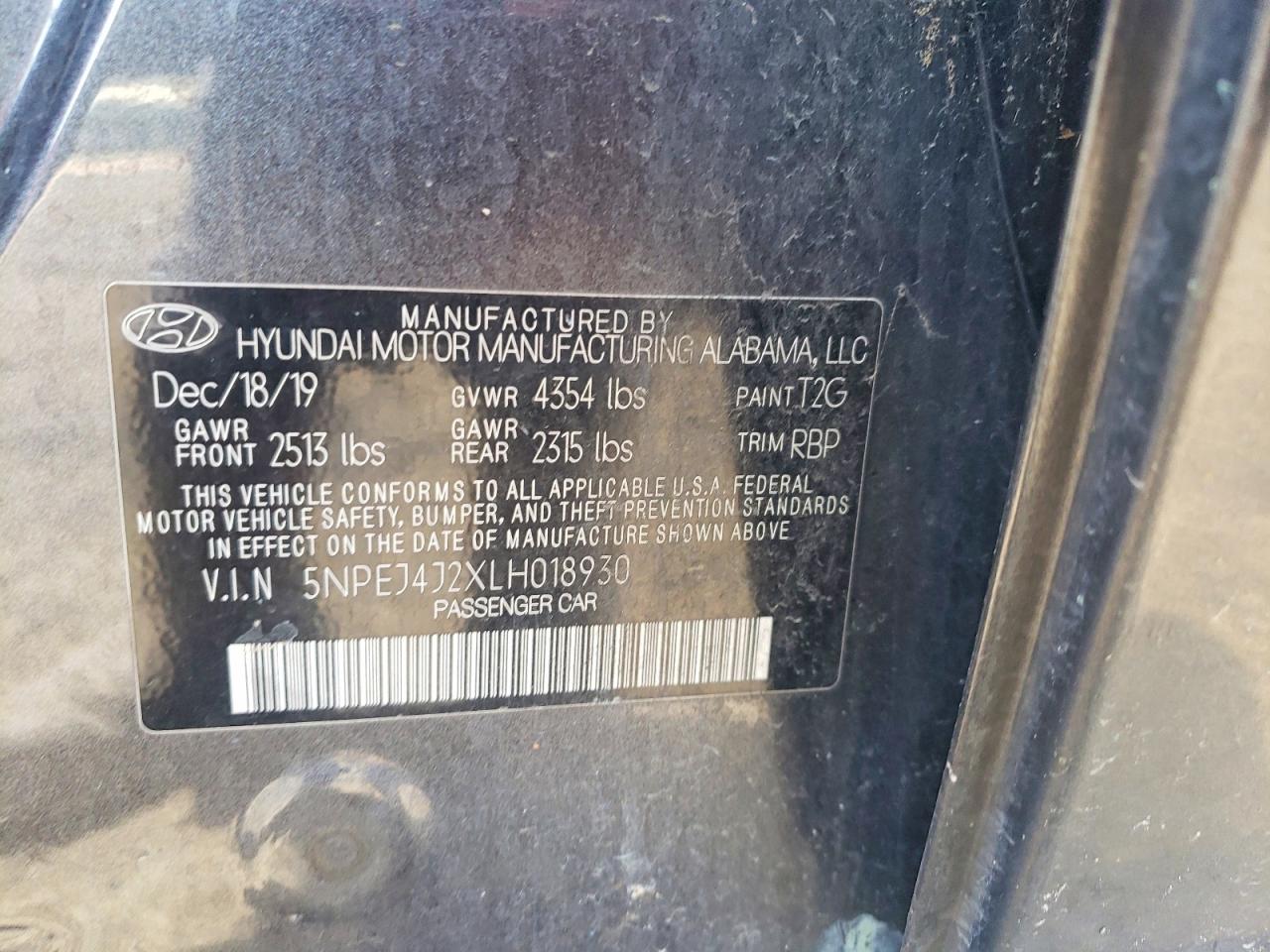 Hyundai SONATA Sel Plus