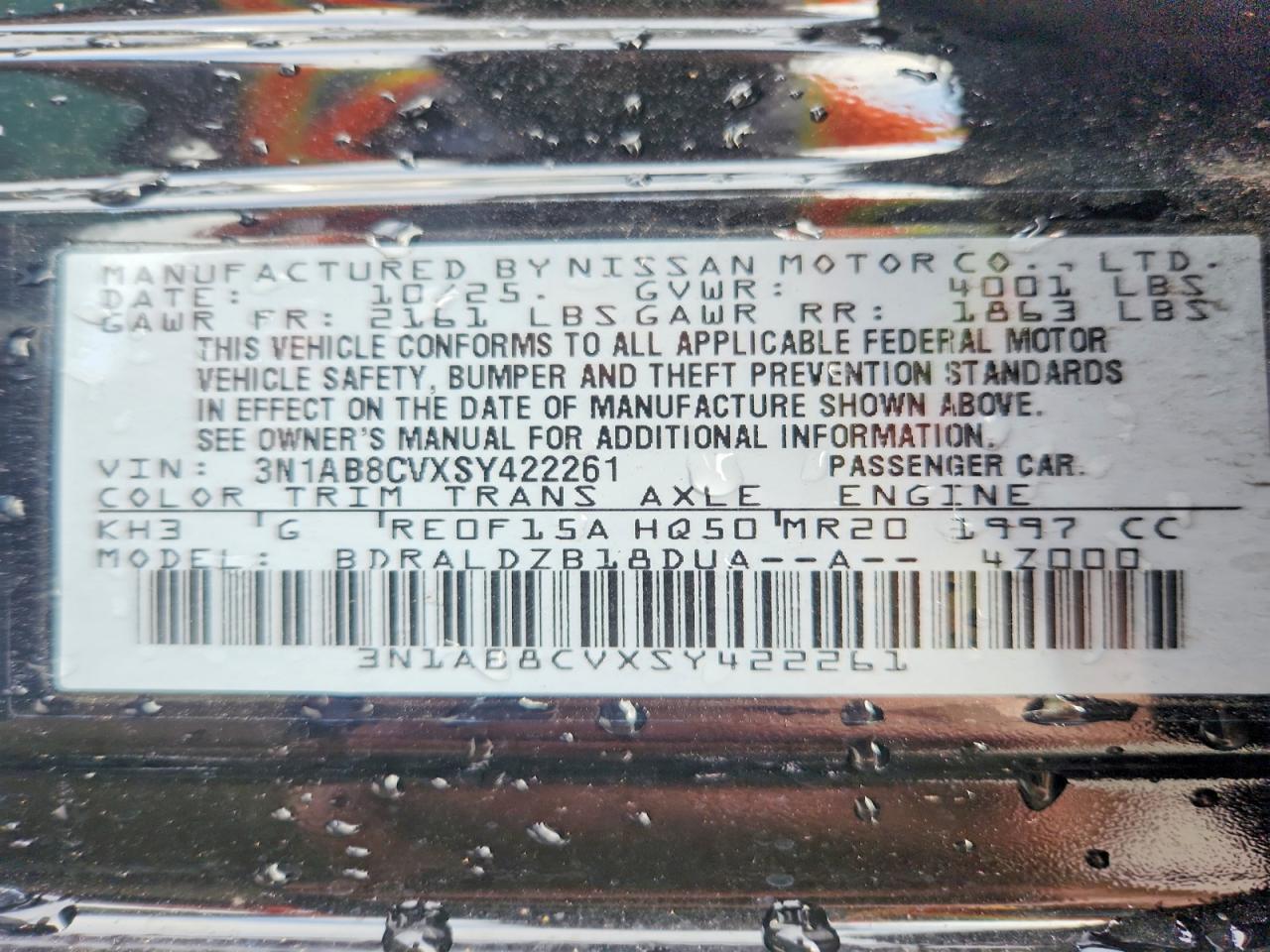 Nissan Sentra Sv