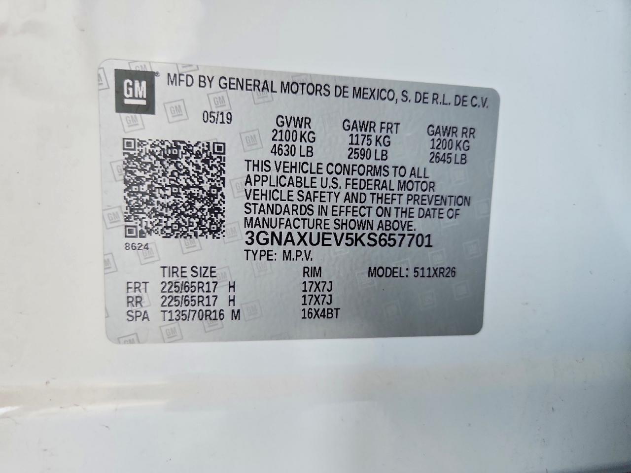 Chevrolet Equinox Lt