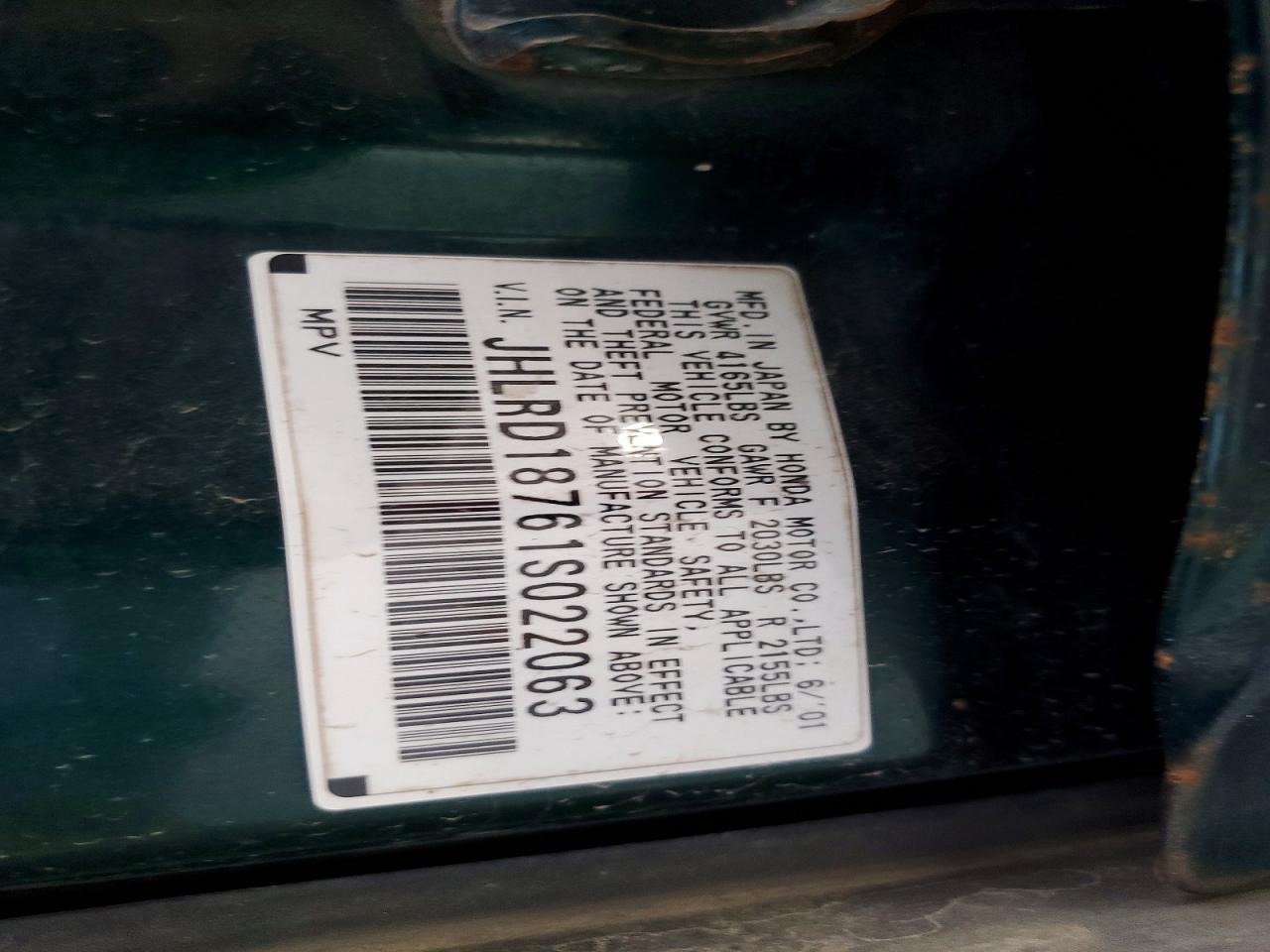 Honda Crv Se