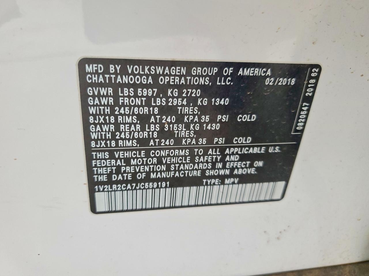 Volkswagen Atlas Se