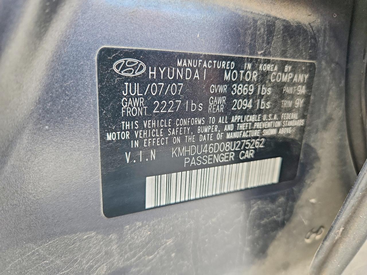 Hyundai ELANTRA Gls