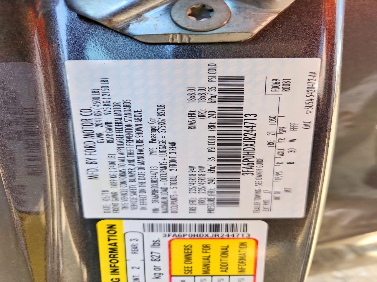 Ford Fusion Se