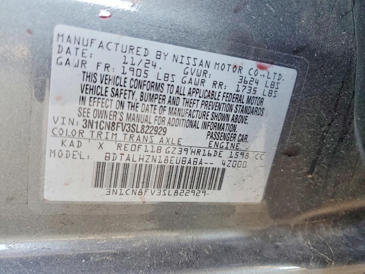 Nissan Versa Sr