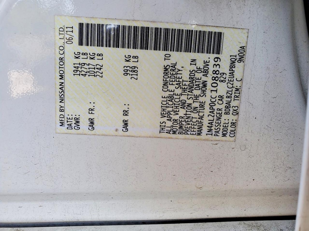 Nissan Altima 2.5