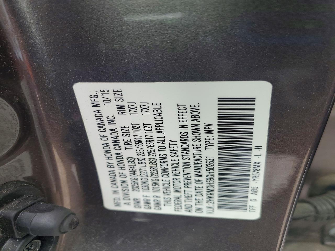 Honda Crv Ex