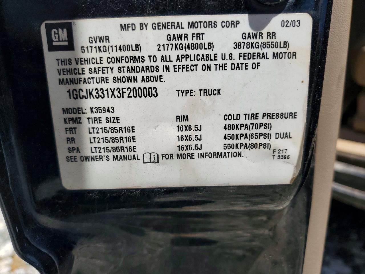 Chevrolet Silverado K3500 Lt