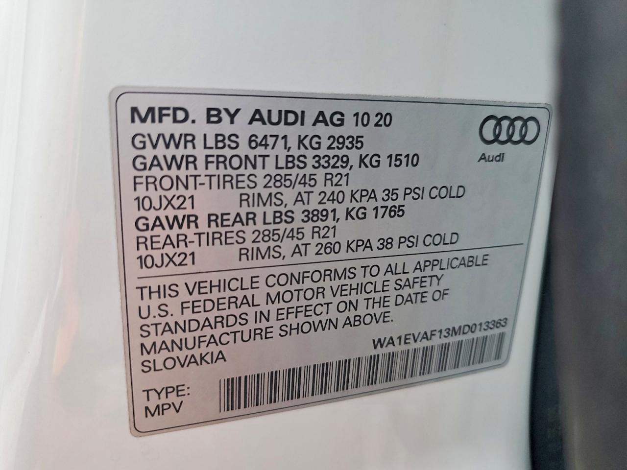 Audi Q8 Premium Plus S-line