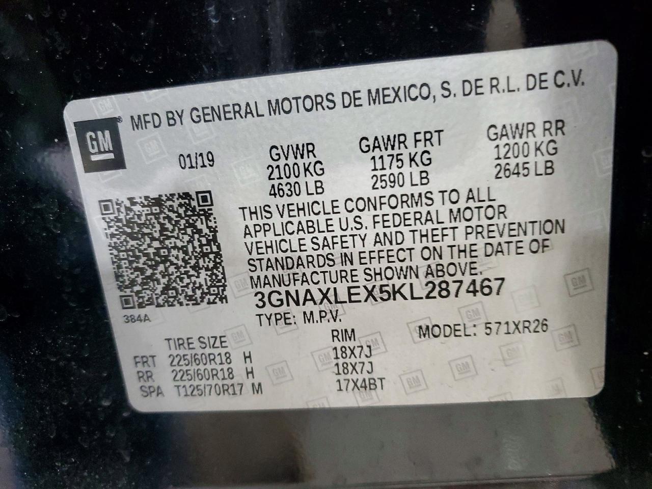 Chevrolet Equinox Lt