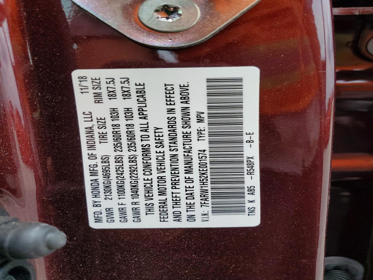 Honda Crv Ex