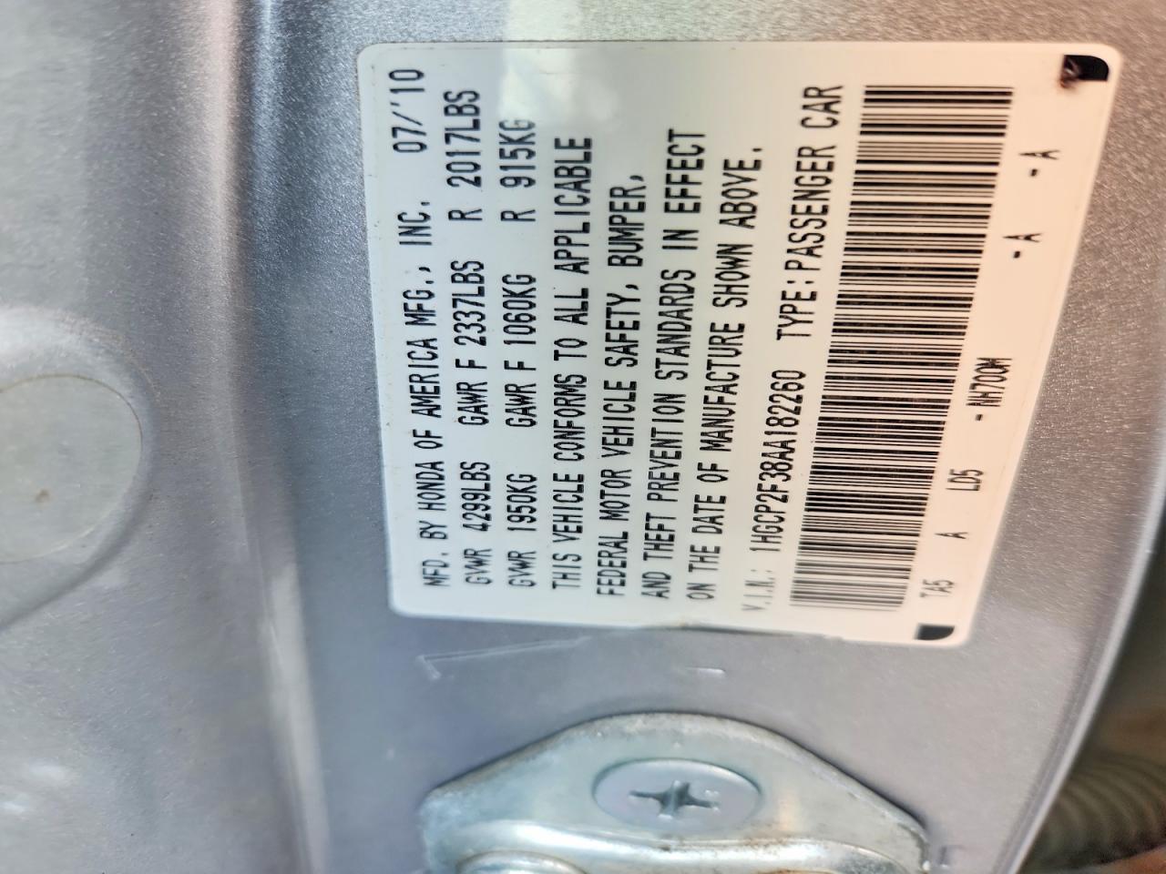 Honda Accord Lx