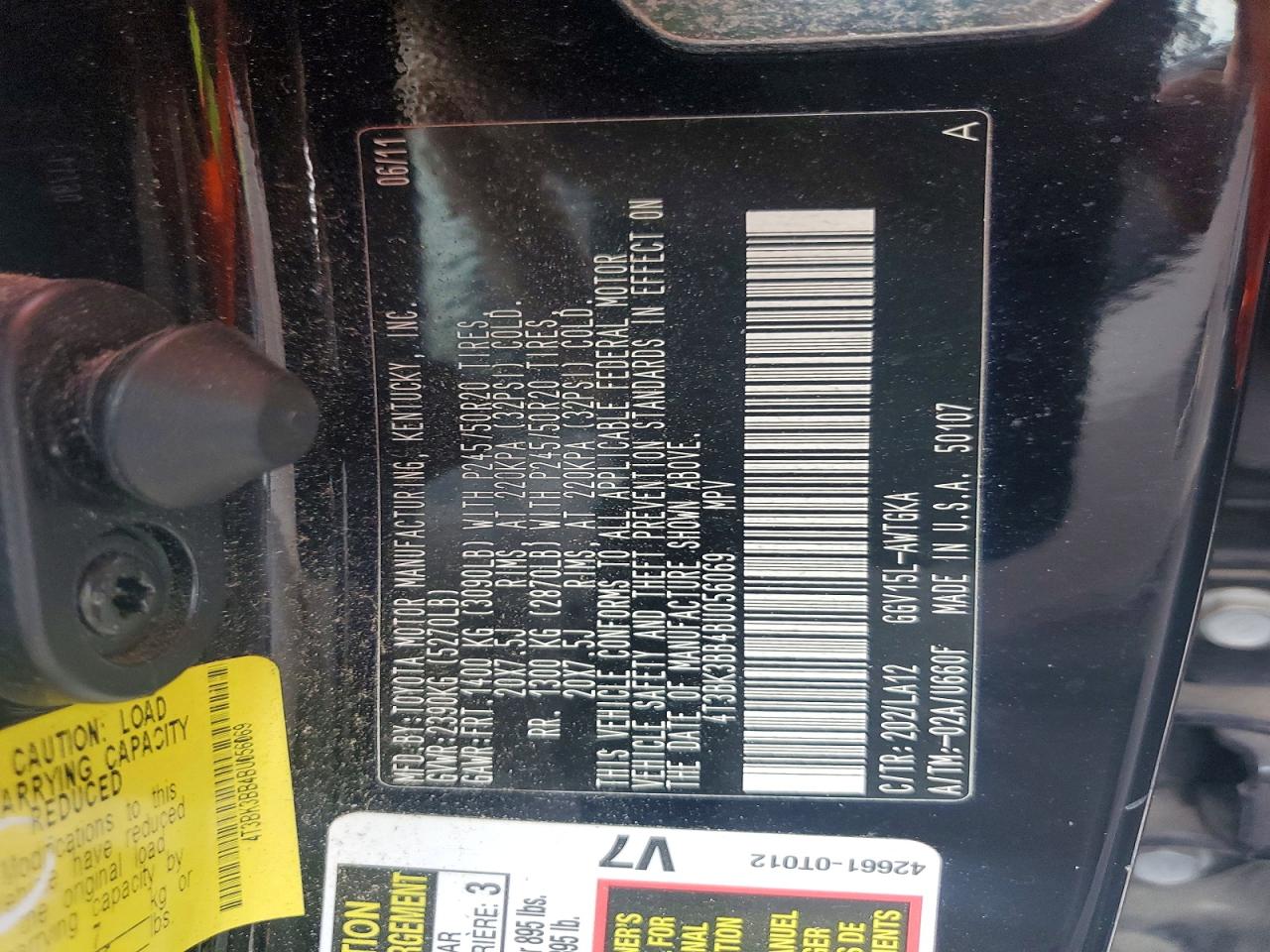 Toyota Venza Awd V6