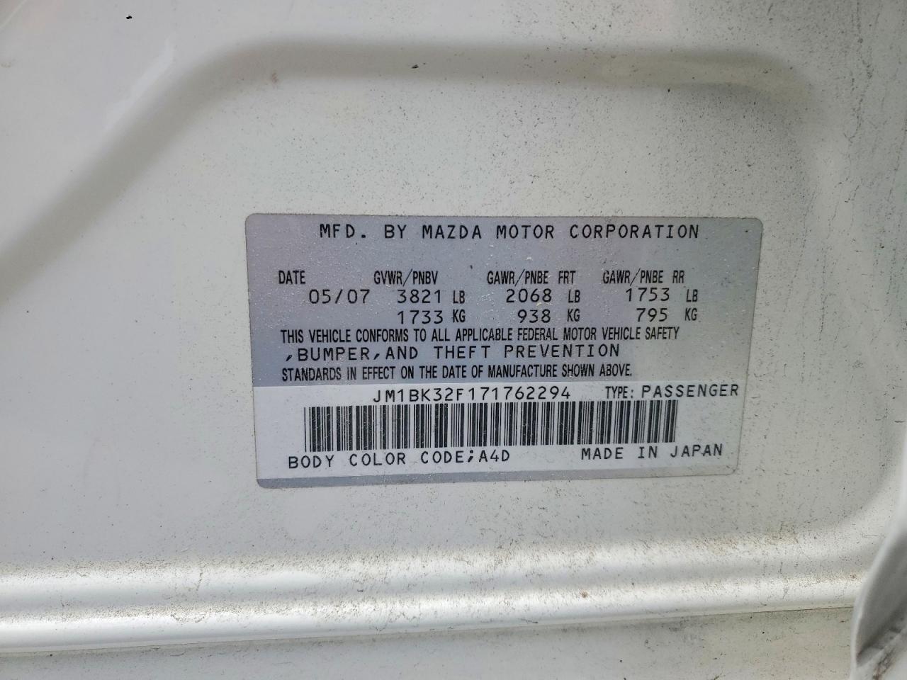 Mazda 3 I