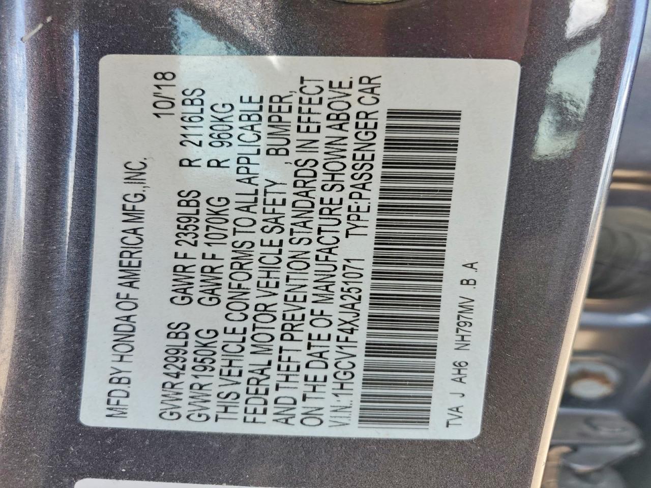Honda Accord Ex