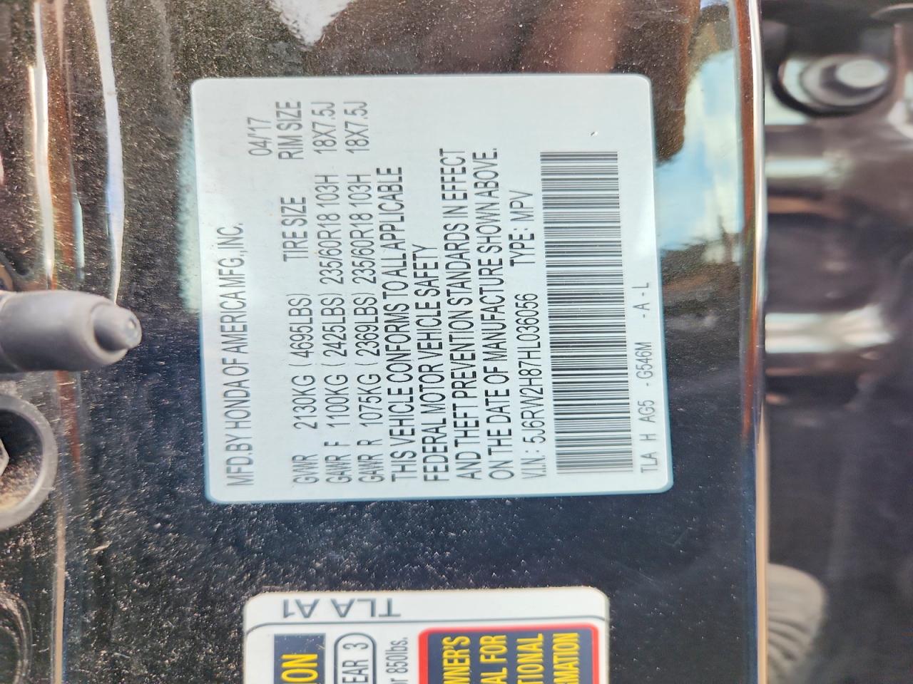 Honda Crv Exl