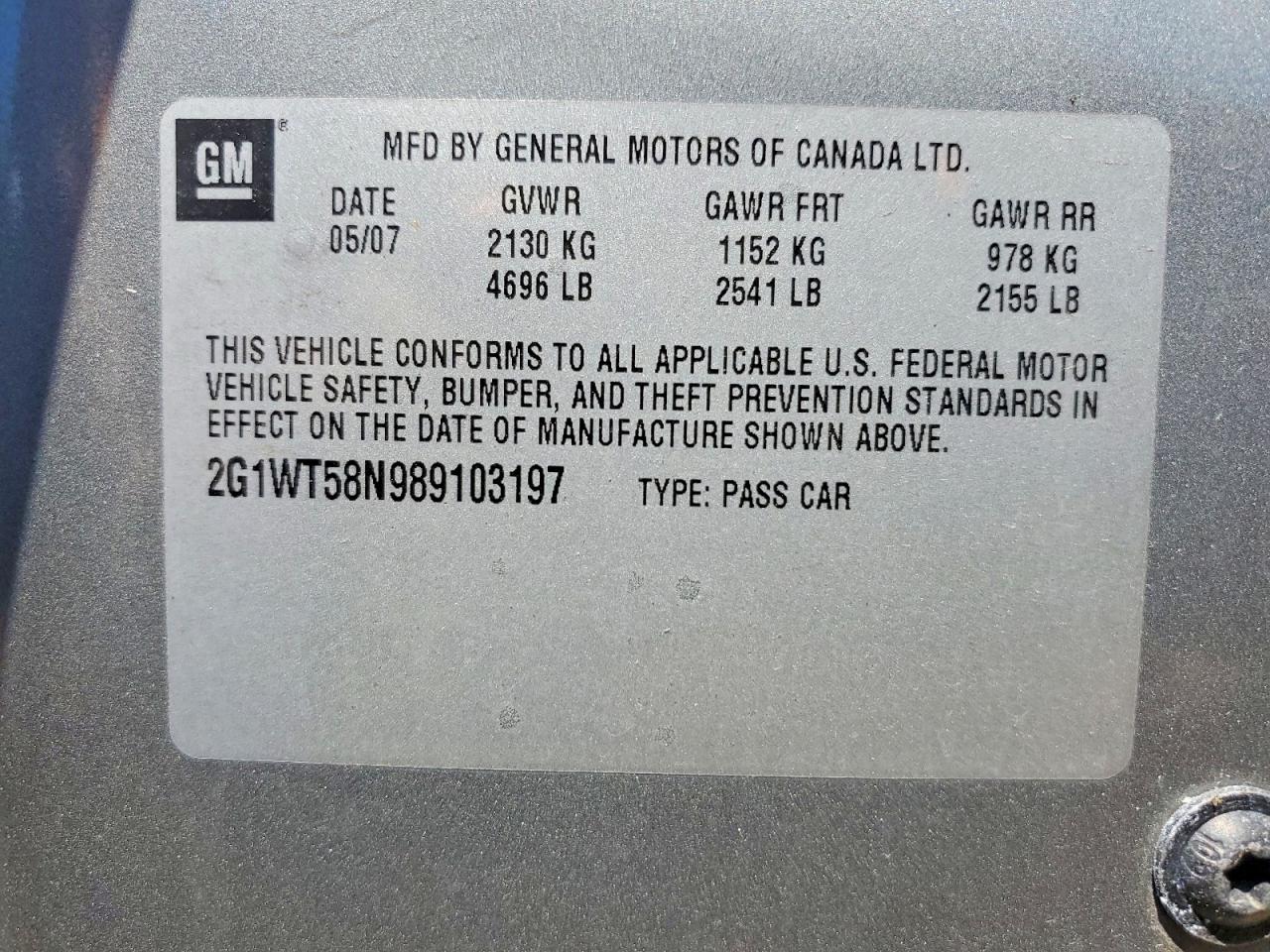 Chevrolet Impala Lt