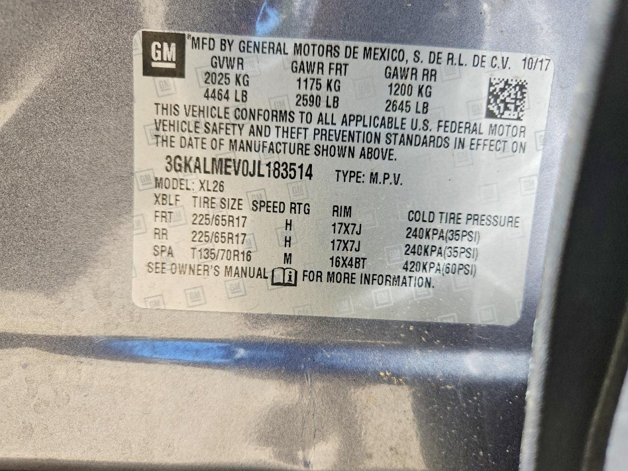 GMC Terrain Sle