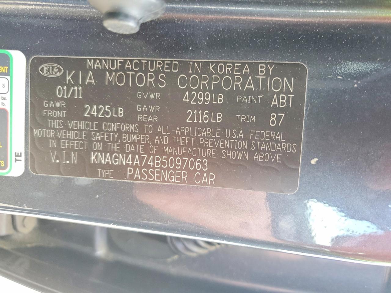 Kia Optima Ex