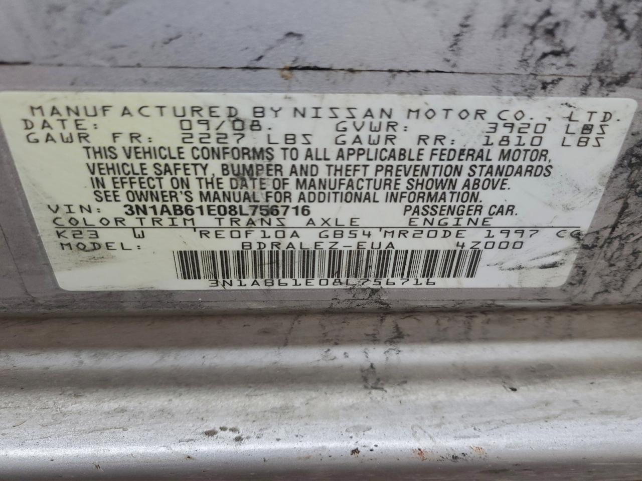 Nissan Sentra 2.0