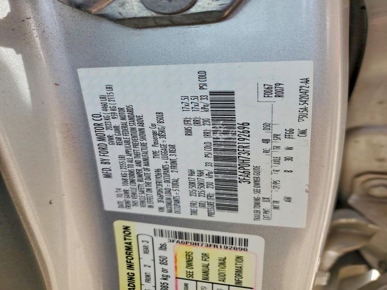 Ford Fusion Se