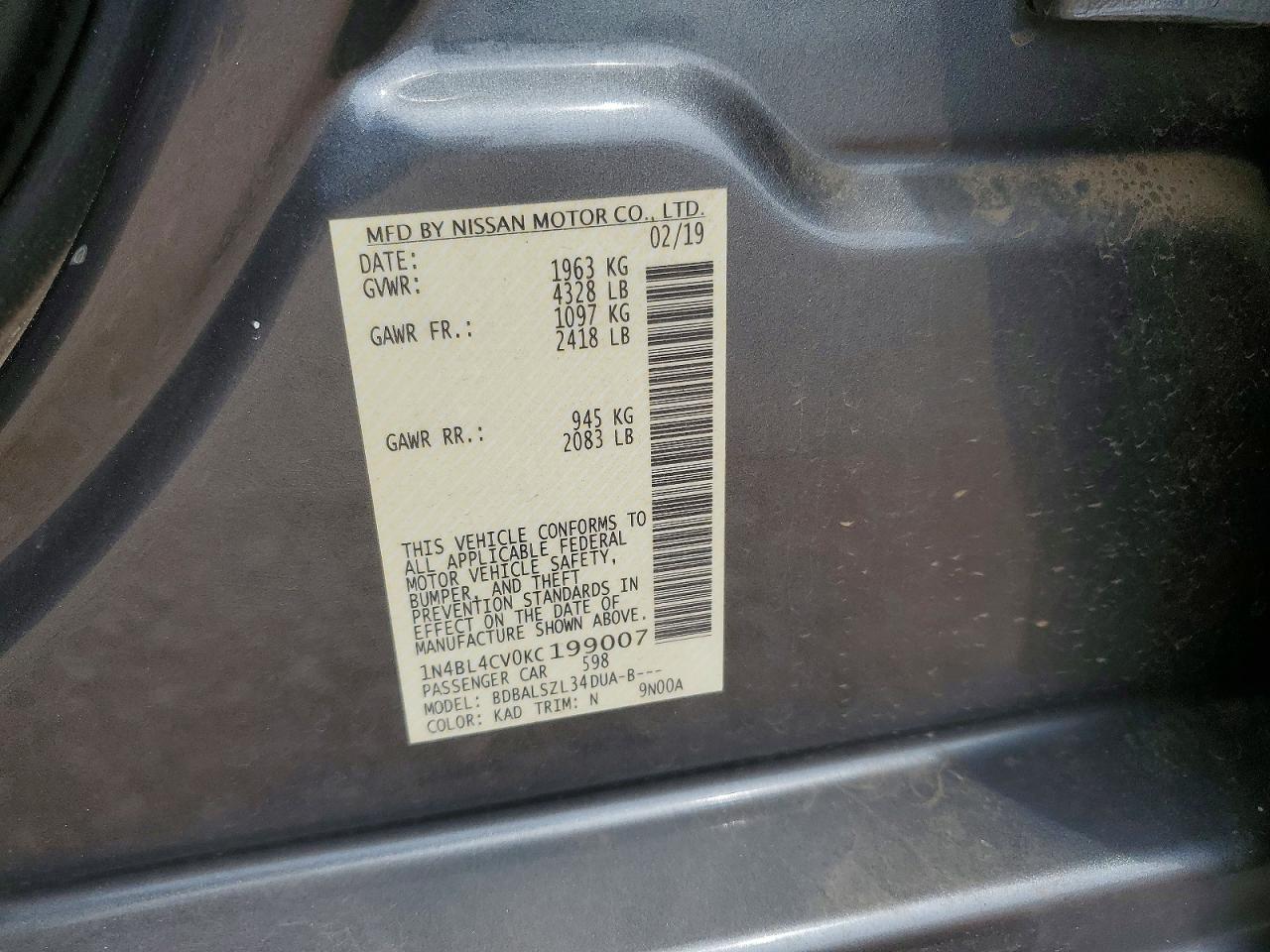 Nissan Altima Sr