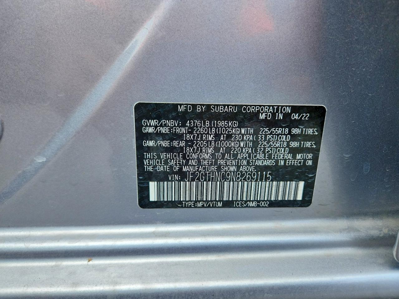 Subaru Crosstrek Limited