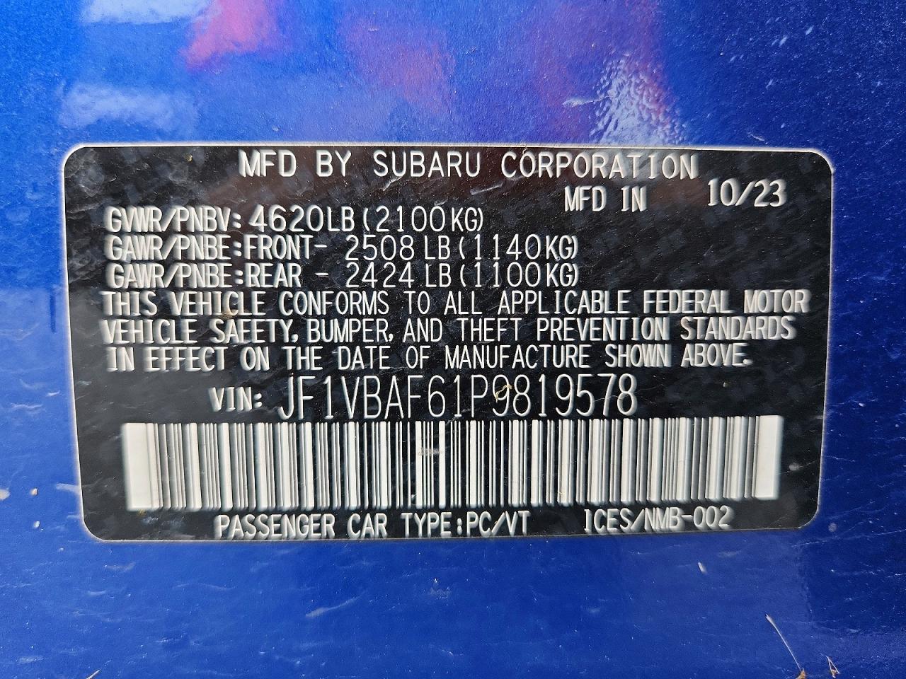 Subaru WRX Premium