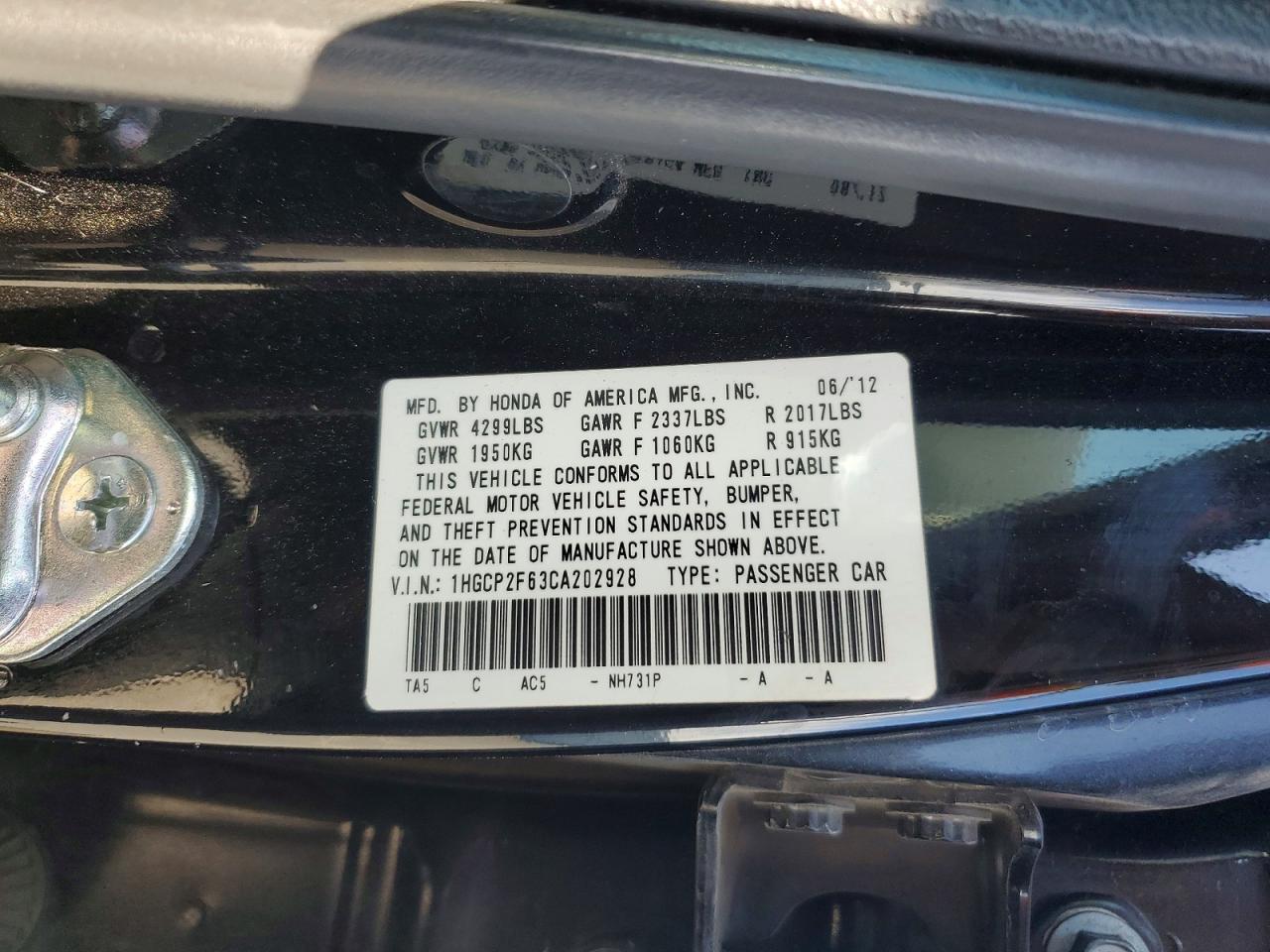 Honda Accord Se