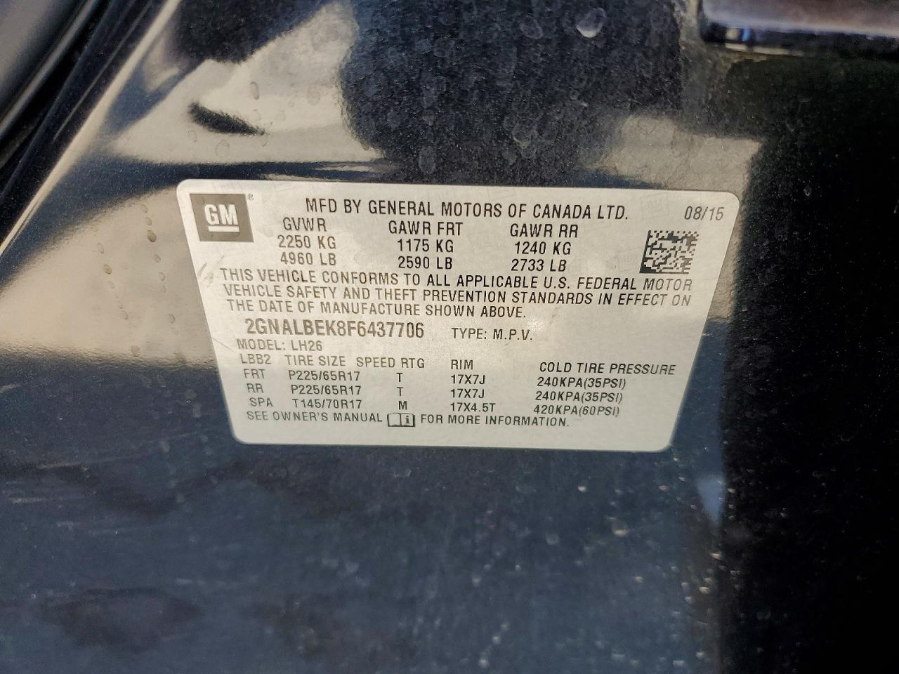 Chevrolet Equinox Lt