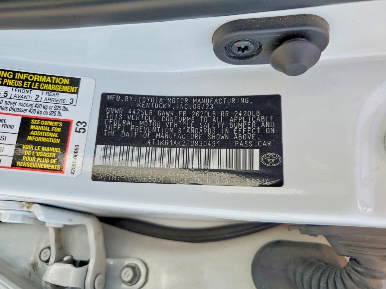 Toyota Camry Xse